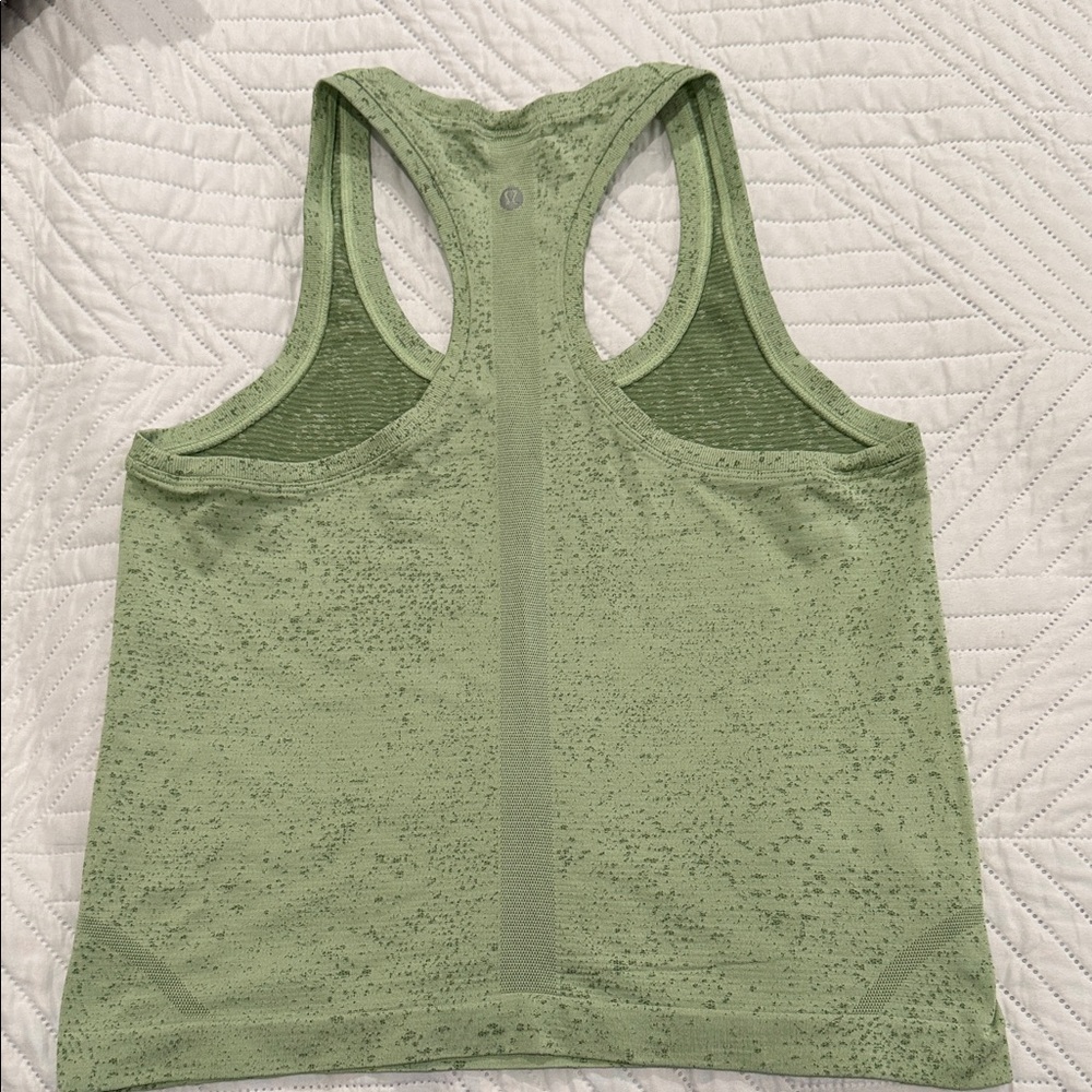 Lululemon Green Racerback Tank Top - Picture 2 of 5
